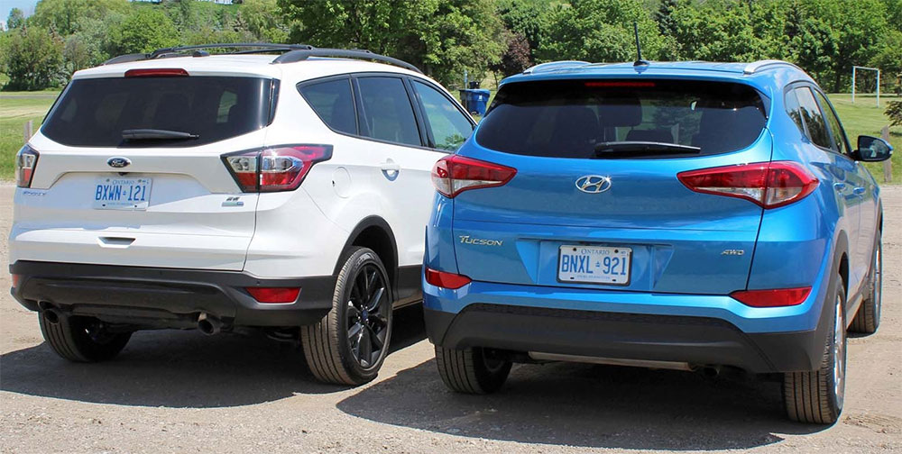 Сравним Ford Kuga и Hyundai Tucson – тест-драйв
